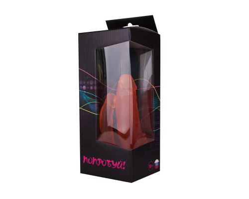 Фаллоимитатор гелевый для анально-вагинальной стимуляции - 17 см.