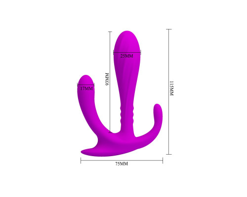 Силиконовый тройной стимулятор Edgar