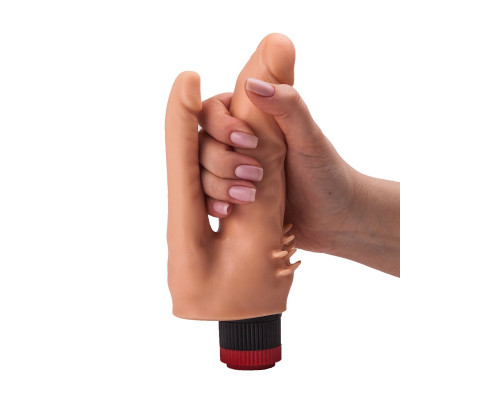 Анально-вагинальный вибромассажёр с шипами для массажа клитора - 17 см.