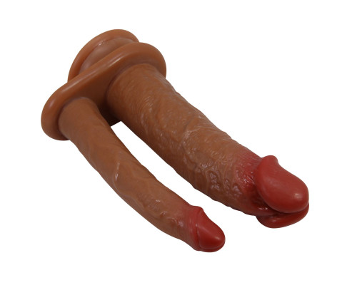 Анально-вагинальный вибратор-реалистик Hulbert - 20 см.