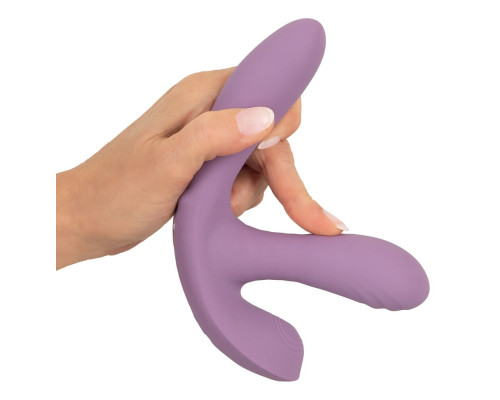Фиолетовый тройной вибратор MIREVA RC Triple Hands-Free Vibrator