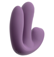 Фиолетовый тройной вибратор MIREVA RC Triple Hands-Free Vibrator
