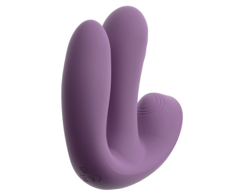 Фиолетовый тройной вибратор MIREVA RC Triple Hands-Free Vibrator