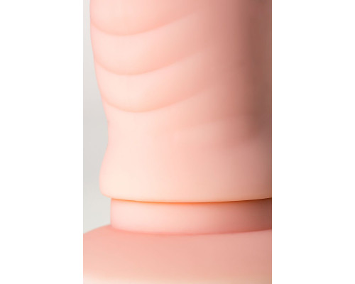 Двойной фаллоимитатор с присоской и съемной вибропулей - 19,5 см.