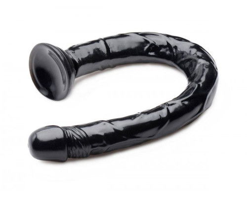 Черный анальный фаллоимитатор Hosed Realistic Anal Dildo - 50,8 см.