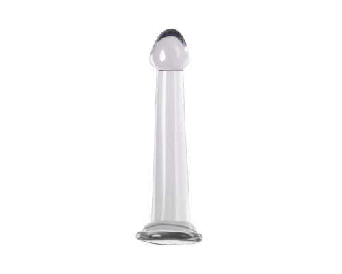 Прозрачный фаллоимитатор Jelly Dildo S - 15,5 см.