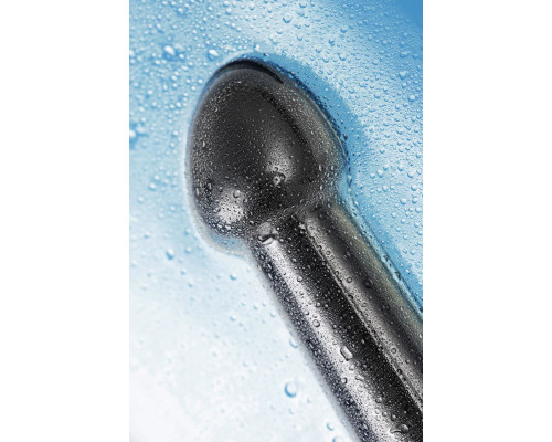 Черный фаллоимитатор Jelly Dildo M - 18 см.