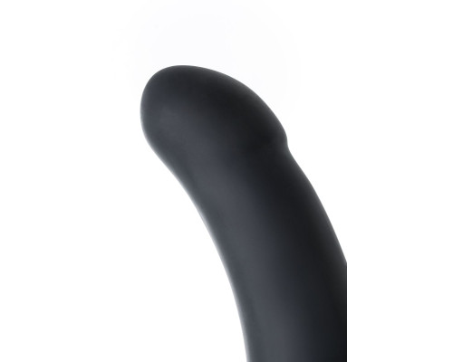 Черный анальный фаллоимитатор Serpens - 14 см.