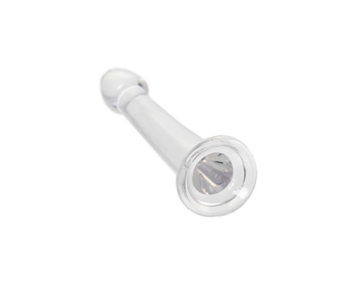 Прозрачный фаллоимитатор Jelly Dildo S - 15,5 см.