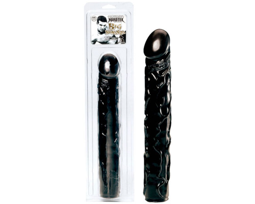 Чёрный фаллоимитатор BIG BONANZA 13 BLACK BUTT PLUG - 33 см.