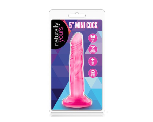 Розовый фаллоимитатор 5 Inch Mini Cock - 14,6 см.