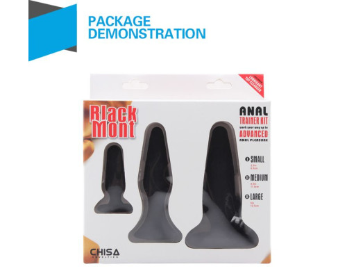 Набор из 3 анальных пробок Anal Traimer Kit