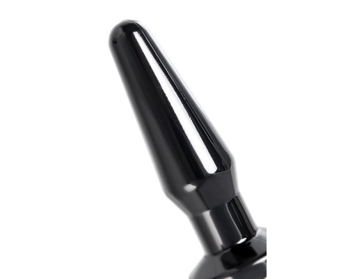 Черная анальная втулка Gemini β - 12,3 см.