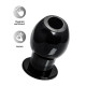 Черная анальная втулка Basic S - 6 см.