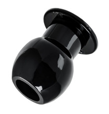 Черная анальная втулка Basic L - 7,5 см.