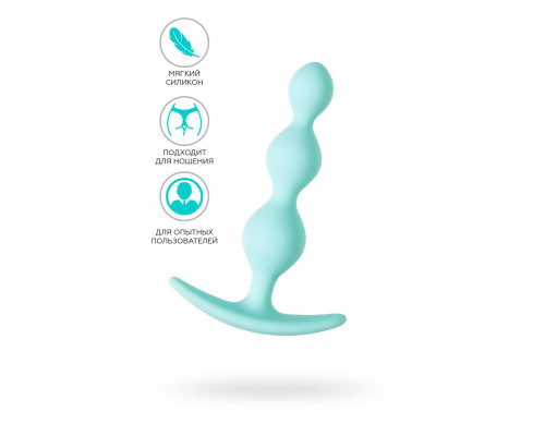 Мятная анальная втулка Triple - 10,5 см.