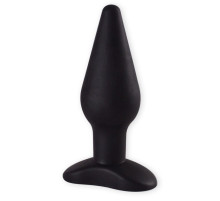 Чёрная анальная пробка - 9 см.