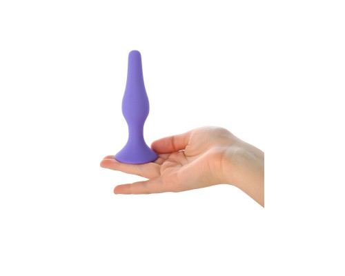 Фиолетовая анальная втулка Toyfa A-toys - 12,5 см.