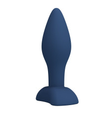 Синяя анальная пробка Bulb Plug - 12,1 см.