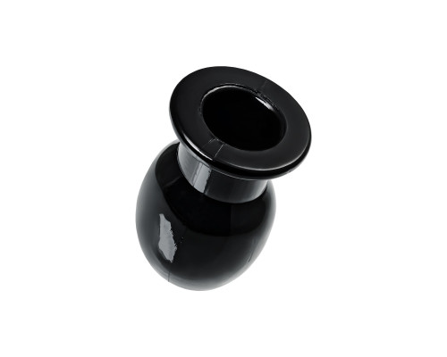 Черная анальная втулка Basic L - 7,5 см.