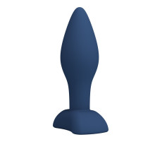 Синяя анальная пробка Bulb Plug - 10,5 см.