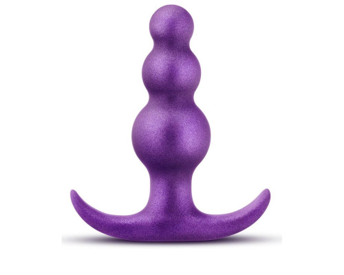 Фиолетовая анальная пробка The Supernova Plug - 7,6 см.