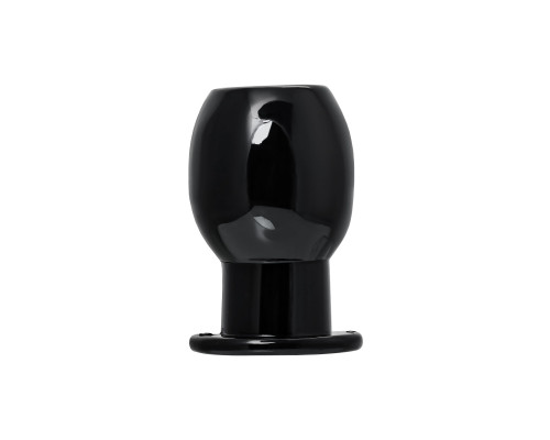 Черная анальная втулка Basic L - 7,5 см.