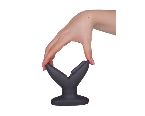 Анально-вагинальный плаг A Blooming tulip - 11 см.