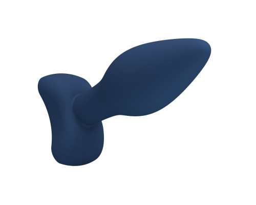 Синяя анальная пробка Bulb Plug - 12,1 см.