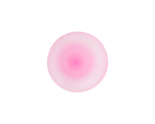 Розовая, светящаяся в темноте анальная втулка Cain Glow - 10 см.