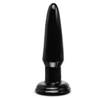 Черная малая анальная пробка Beginners Butt Plug - 10 см.