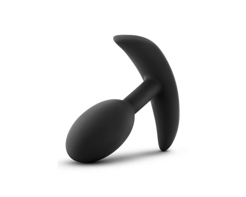 Черный анальный стимулятор Vibra Slim Plug Small - 8,8 см.