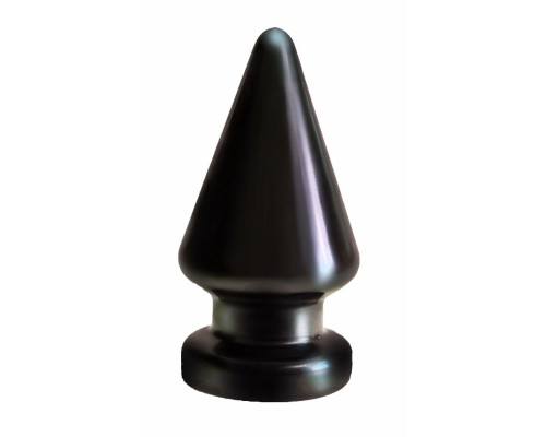 Чёрный анальный плаг большого размера MAGNUM 2 - 13 см.