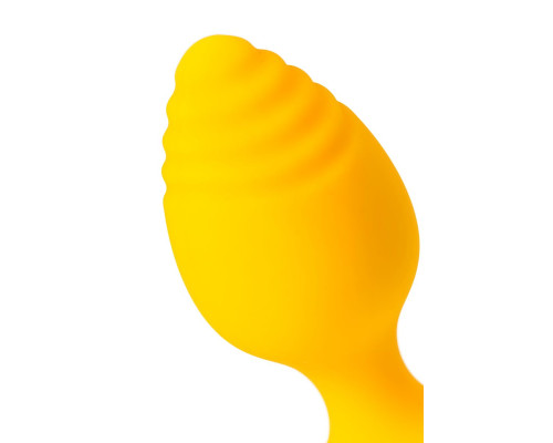 Желтая анальная втулка Riffle - 7,5 см.