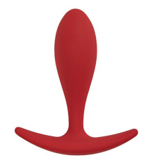 Бордовая анальная пробка Lito S - 7,3 см.