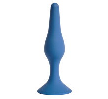 Синяя анальная пробка Gravity S - 10,5 см.