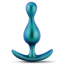 Бирюзовая анальная пробка The Photon Plug - 11,4 см.