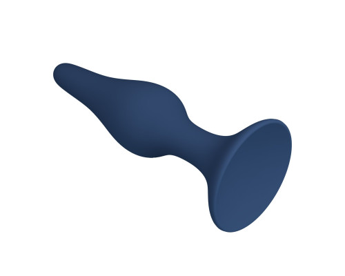 Синяя анальная пробка Slim Anal Plug XL - 15,4 см.