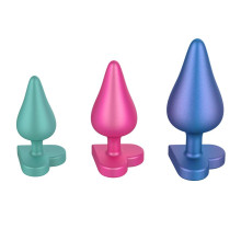 Набор из 3 анальных пробок Romp Luster