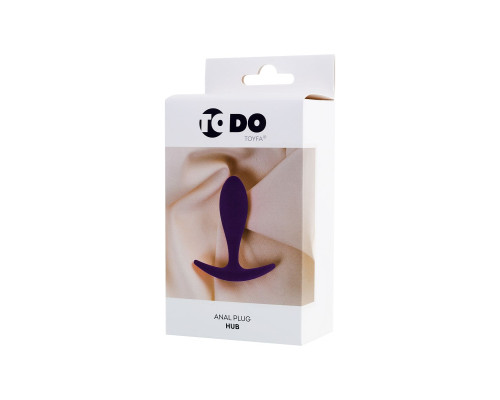 Фиолетовая анальная втулка Hub - 7,2 см.