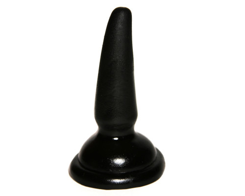 Анальная пробка №2 черного цвета - 11 см.