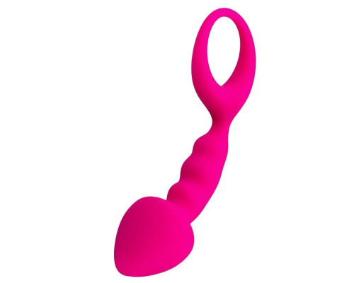 Розовая анальная втулка Bong - 12,5 см.