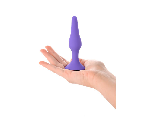 Фиолетовая анальная втулка Toyfa A-toys - 11,3 см.