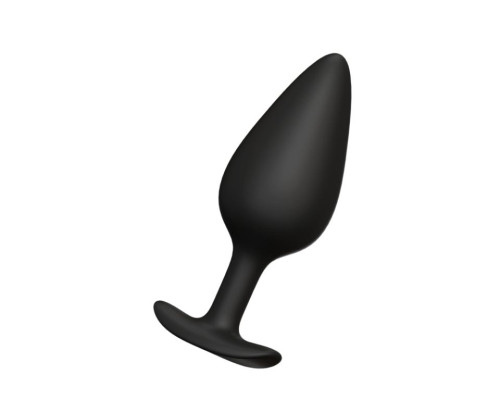 Черная анальная пробка Butt plug №04 - 10 см.