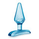 Голубая анальная пробка Jolly Plug - 7 см.