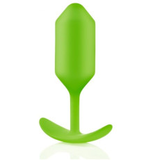 Лаймовая пробка для ношения B-vibe Snug Plug 3 - 12,7 см.