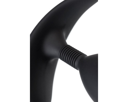 Черная анальная втулка Tord S - 8,5 см.