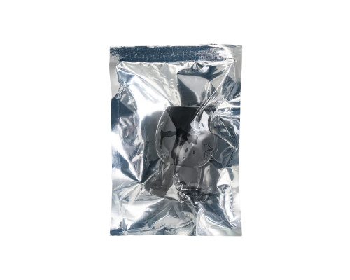 Черная анальная втулка Basic M - 6,5 см.