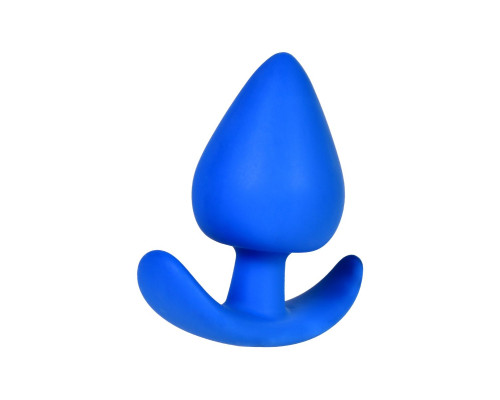 Синяя коническая пробочка из силикона - 11,5 см.