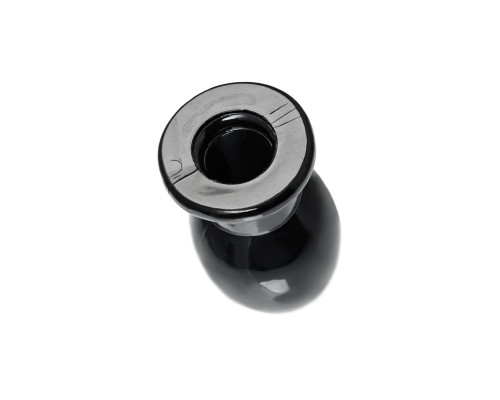 Черная анальная втулка Basic S - 6 см.